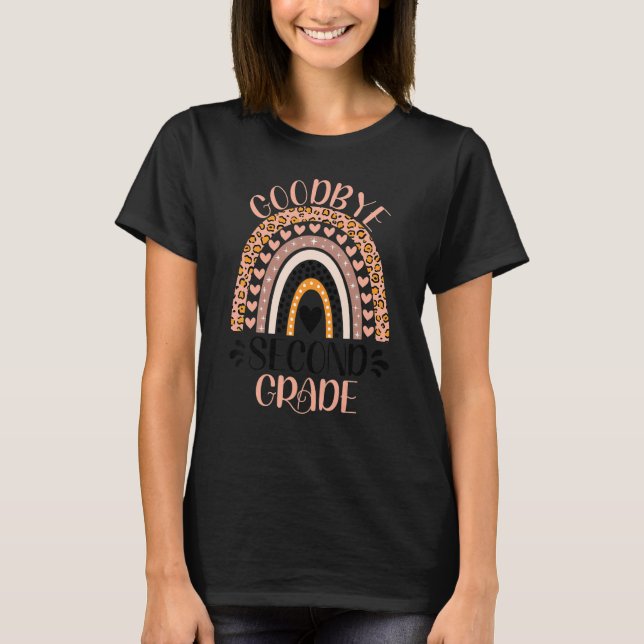 Camiseta Adiós profesor de segundo grado, último día de (Anverso)