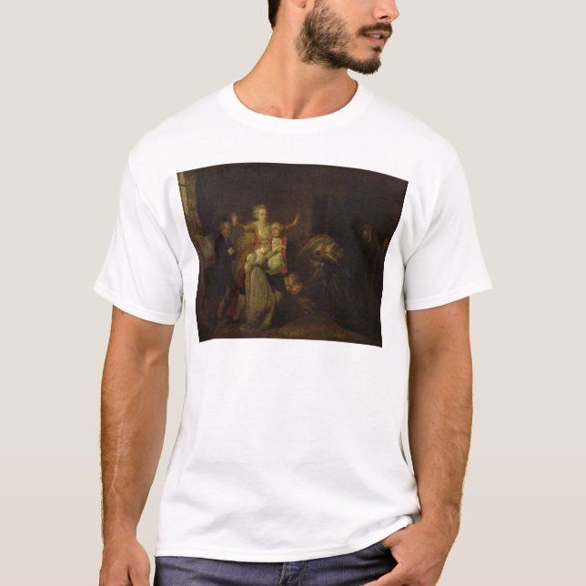 Camiseta Adiós que hace una oferta de Louis XVI a su (Anverso)