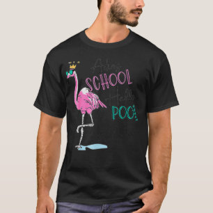 Camiseta Adios School Hello Pool Flamingo HVAC Tech Life Te