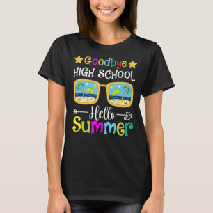 Camiseta Adiós secundaria Hola verano gafas de sol anoche