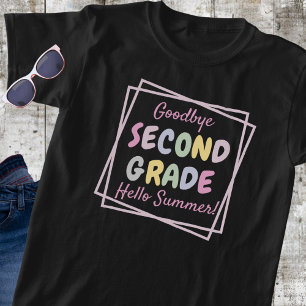 Camiseta "Adiós segundo grado, hola verano" niño