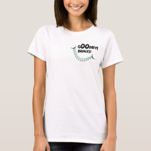 Camiseta Adiós sonrisa hermosa grande del verde de los