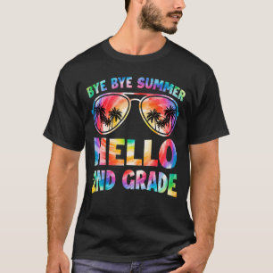 Camiseta Adiós Summer Hello 2º Grado Tie Dye De Vuelta A Sc