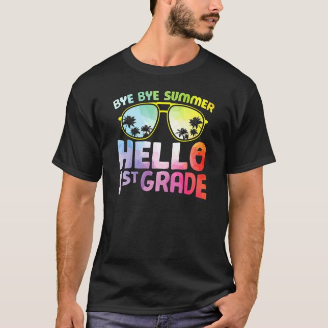Camiseta Adiós Summer Hello Gradiente De 1er Grado De Vuelt (Anverso)