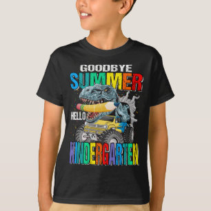 Camiseta Adiós Summer Hello Kindergarten Monster Truck