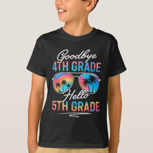 Camiseta Adiós Tie Dye 4to Grado Hola 5to Grado Verano S