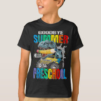 Adiós verano saludo monstruo preescolar