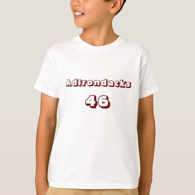 Camiseta Adirondacks 46 Kid's Ringer T-Shirt (Anverso)
