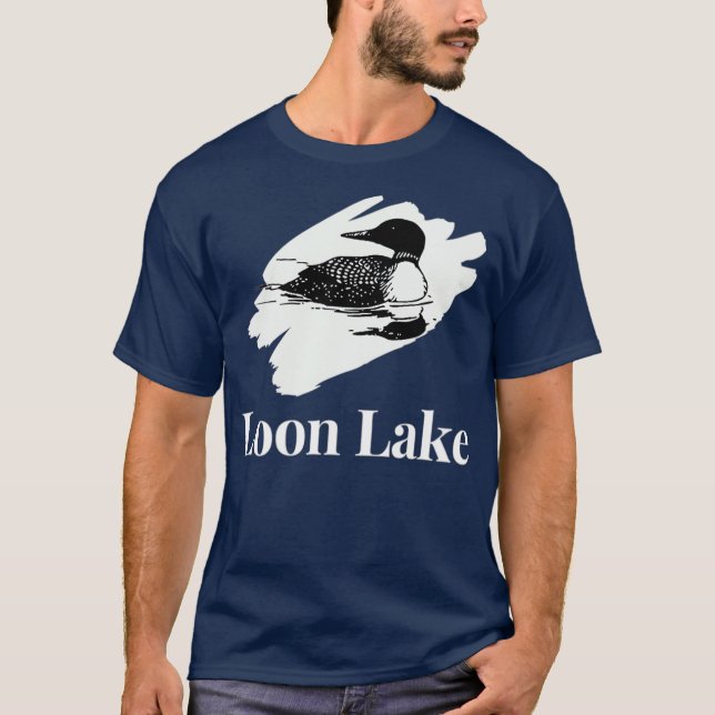Camiseta Adirondacks Loon Lake NY Bird Nueva York (Anverso)