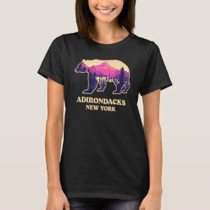 Camiseta Adirondacks New York Ny Vintage Mountains Senderis