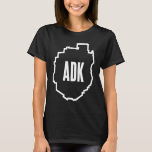 Camiseta Adirondacks Nueva York ADK Montañas Picos Altos