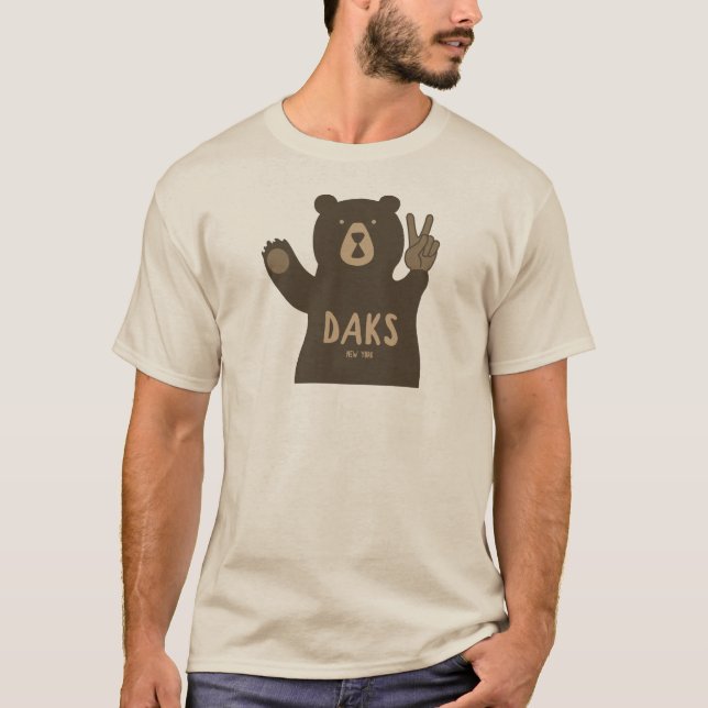 Camiseta Adirondacks Peace Bear (Anverso)