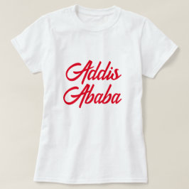 Camiseta Adís Abeba አ ዲ ስ አ በ ባ ቲ snihtsnit