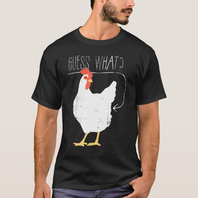 Camiseta Adivina Culito De Pollo (Anverso)