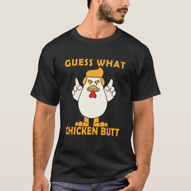 Camiseta Adivina lo que el culo de pollo acaba con los poll (Anverso)