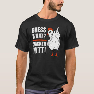 Camiseta Adivina Qué Animal Trasero De Pollo Pollitos Lindo