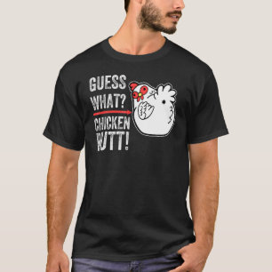 Camiseta Adivina Qué Animal Trasero De Pollo Pollitos Lindo