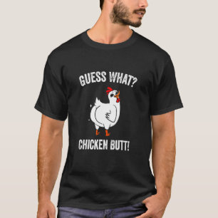 Camiseta Adivina Qué Animal Trasero de Pollo Pollitos Lindo