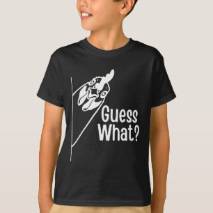 Camiseta Adivina qué chiste divertido de culo de pollo 