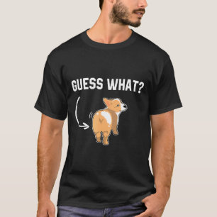 Camiseta Adivina Qué Corgi Trasero T Para Perro