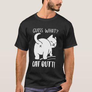 Camiseta Adivina Qué Culo de Gato Para Amantes de Gatitos &