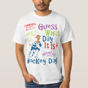 Camiseta Adivina Qué Día Es El Hockey