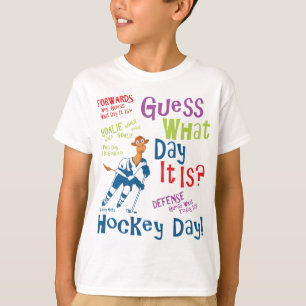 Camiseta Adivina Qué Día Es La Juventud De Hockey
