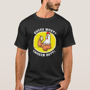Camiseta Adivina Qué Granjero De Pollito Trasero Granja De