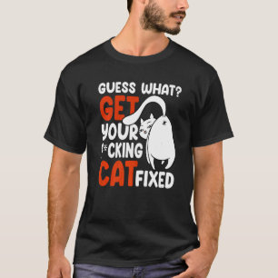 Camiseta Adivina qué hace que tu gato repare el rescate