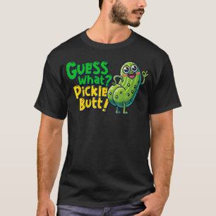 Camiseta Adivina Qué Pepino Trasero Chistoso Meme Pepino