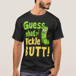 Camiseta Adivina Qué Pepino Trasero Funny Cucumber Meme Pic