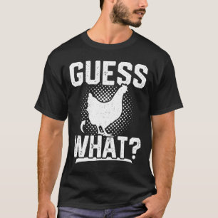 Camiseta Adivina Qué Pollo Pero Adolescente Chico Granjero