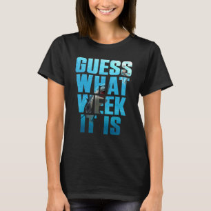 Camiseta Adivina Qué Semana Es Tiburón Sarcástico Fiesta P