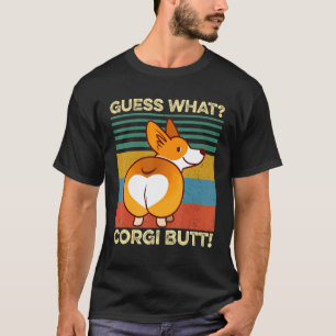 Camiseta Adivina Qué Trasero De Corgi Pembroke Welsh Corgi 
