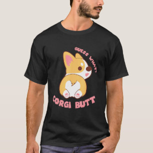 Camiseta Adivina Qué Trasero De Corgi Perro