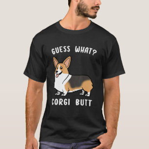 Camiseta Adivina Qué Trasero De Corgi  Perro Corgi  Chiste 