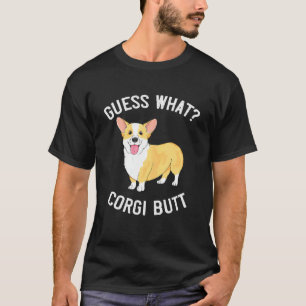 Camiseta Adivina Qué Trasero De Corgi Perro Corgi Chiste