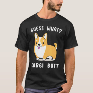 Camiseta Adivina Qué Trasero De Corgi  Perro Corgi  Chiste 