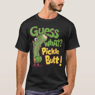 Camiseta Adivina Qué Trasero De Pepino Chistoso Meme Pepino
