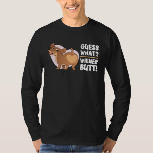 Camiseta Adivina qué trasero de perro salchicha  Doxie Dach
