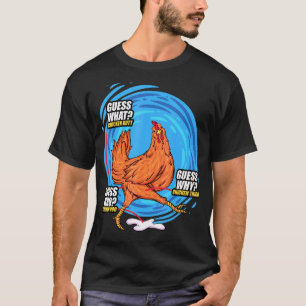 Camiseta Adivina Qué Trasero De Pollo Adivina Quién Granja