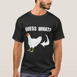 Camiseta Adivina Qué Trasero De Pollo Adolescente Niño