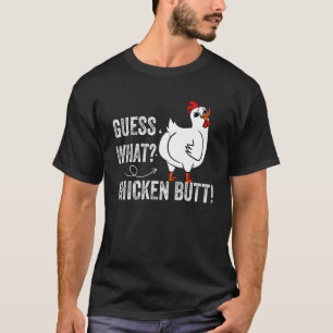 Camiseta Adivina Qué Trasero De Pollo Animales Bufs De Poll