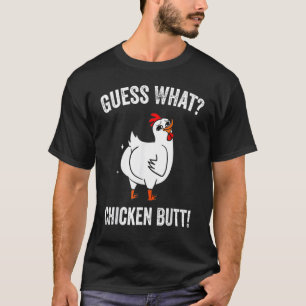 Camiseta Adivina Qué Trasero De Pollo Animales Bufs Pollito