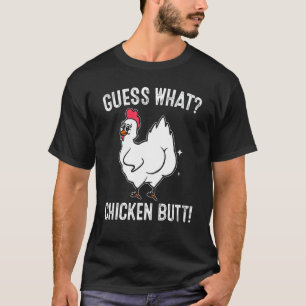 Camiseta Adivina Qué Trasero De Pollo Animales Bufs Pollito