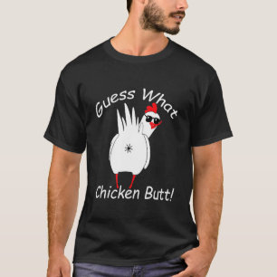 Camiseta Adivina Qué Trasero De Pollo Animales Bufs Pollito