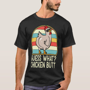 Camiseta Adivina Qué Trasero De Pollo Cría De Pollos Para M