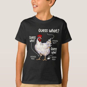 Camiseta Adivina qué trasero de pollo, divertido amante de