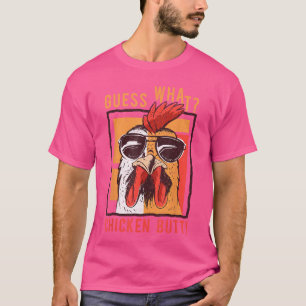 Camiseta Adivina Qué Trasero De Pollo Divertido Hermanos Pa