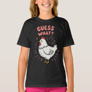 Camiseta Adivina Qué Trasero De Pollo Divertido Preppy 